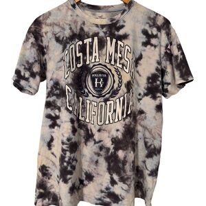 Hollister Costa Mesa Tie-Dye 100% Cotton Graphic Tee